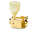 Schaller Machines 3/3 G-Series Keystone SingleRing Kluson Gold