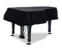 Fitted  Cover for Baby Grand - Black GP161
