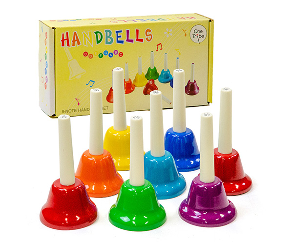 Handbells - 8 Note Diatonic C-C Coloured