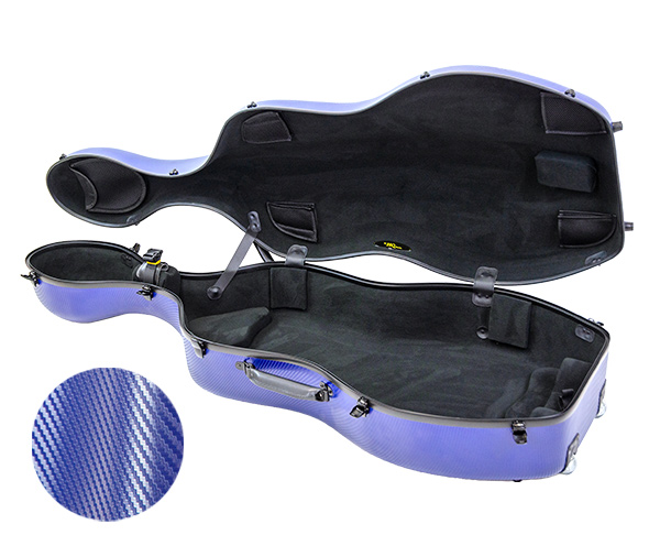 HQ Polycarbonate Cello Case-Textured Blue 4kg