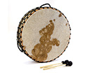 Shamanic Drum - 24in Ply Shell w/Leather Skin