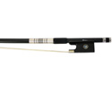 Violin Bow-Articul Carbon-Fibre Braided-Blk&Sil
