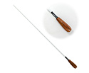 Pickboy Carbon Baton with Rosewood handle R3 320mm