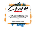 CHARM Cello Set-Chrome/Tungsten 1/4