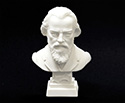 Bust 11cm-Crushed Marble Brahms