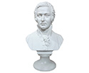 Bust 22cm-Crushed Marble Mozart