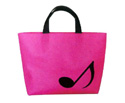 Music Carry Bag-Short Pink w/Quaver