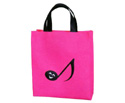 Music Carry Bag-Tall Pink w/Quaver