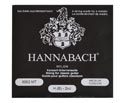 Hannabach Single BLK/Medium ClearNylon B 2nd 8002