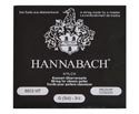 Hannabach Single BLK/Medium ClearNylon G 3rd 8003