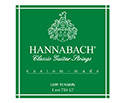 Hannabach Classical 728LT Custom Made Set - Green (Low Tension)