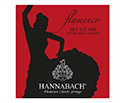 Hannabach Classical 827SHT Flamenco Set - Red (Super High Tension)